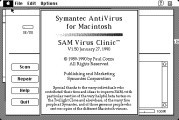 Symantec AntiVirus for Macintosh 1.x (1989)