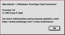 TT FontConvert (1997)