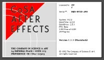 CoSA After Effects 1.1 (1993)