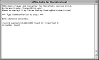 MPEG Audio for Macintosh 0.3.3 (1994)