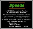 ßpeede DEMO (1993)