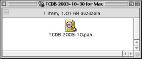 TCDB 2003-10 (Type/Creator codes database) (2003)