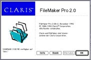 Claris FileMaker Pro v2.0D (1992)