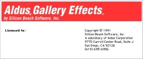 Aldus Gallery Effects Vol. 1 (1991)