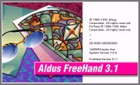 Aldus FreeHand 3.0 + 3.1 (1991)