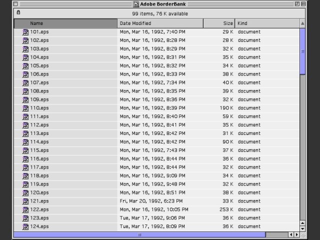 Adobe BorderBank (1992)