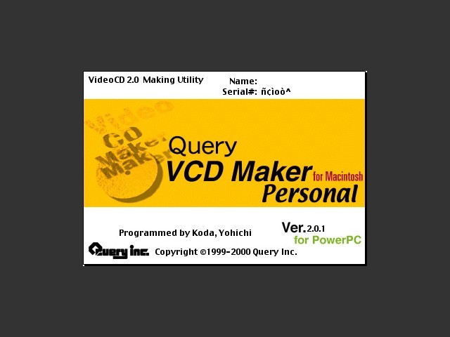 VCDMaker Personal 2.x (2000)