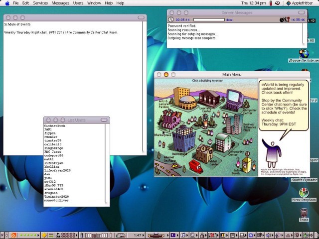 Applefritter BBS (eWorld Reboot) (1994)