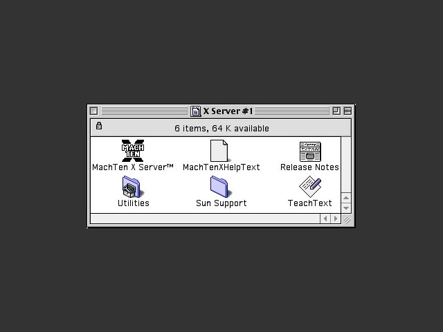 MachTen X Server 1.4.1 (1992)