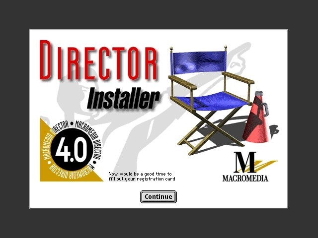 Macromedia Director 4.0.4 (CD + Floppies) (1994)