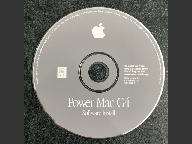 Mac OS 9.1 (Disc 1.2) (Power Mac G4) (Install and Restore) (CD) (2001)
