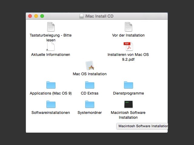 Mac OS 9.2.2 (iMac) (CD) [de_DE] (2001)