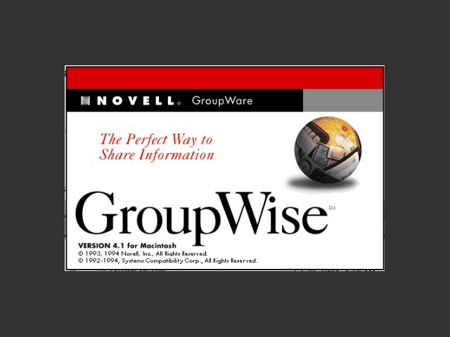 Novell Groupwise Client 4.1 (1994)