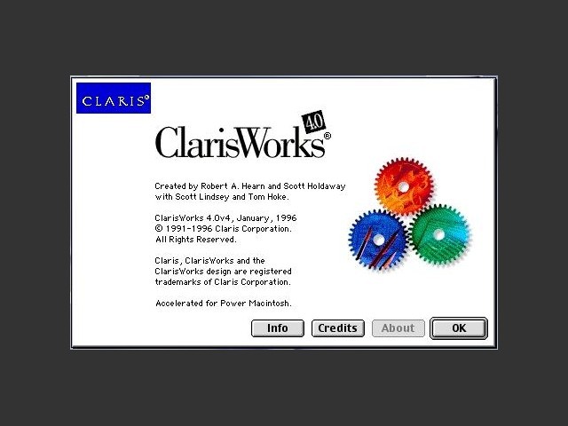 ClarisWorks 4.x (1996)