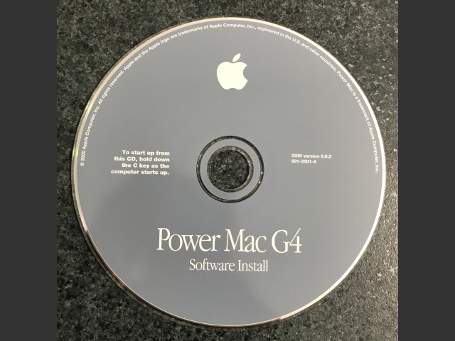 691-2500-A,,Power Mac G4. Install & Software Restore. SSW v9.0.2 2000 (CD) (2000)