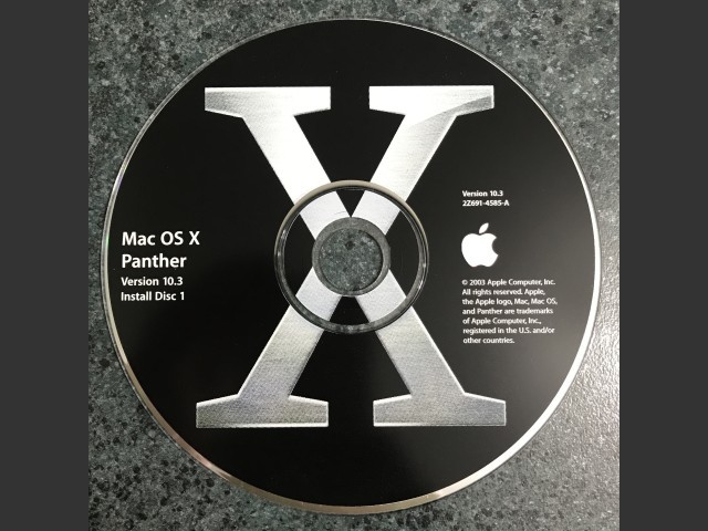 Mac OS X 10.3 Panther (CD) (2003)