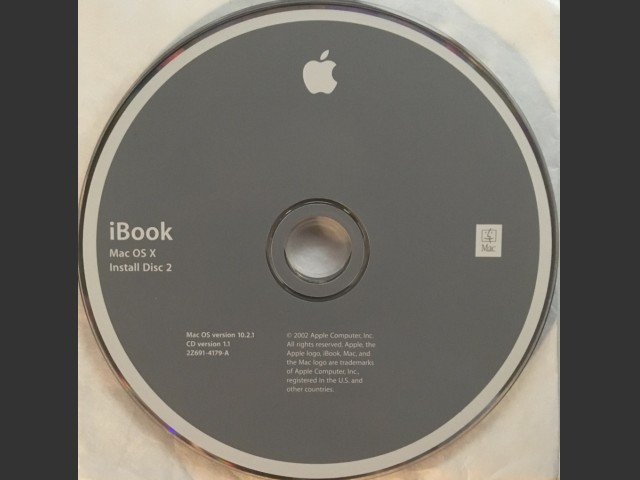 Mac OS X 10.2.1 & S1-9.2.2 (Swedish) iBook (Late 2002) (2002)