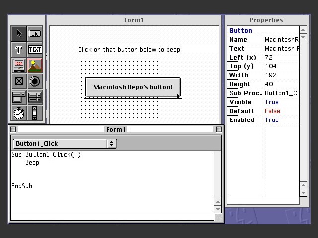 Visual MacStandardBasic 3.x (1997)