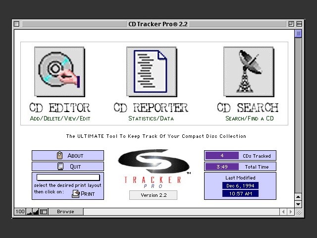 CD Tracker PRO 2.2 (1994)