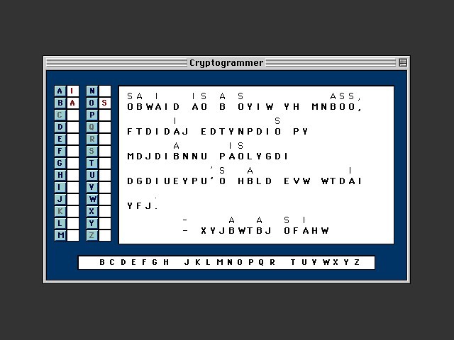 Cryptogrammer (1995)