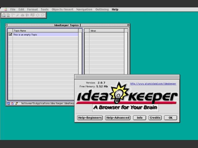 Idea Keeper (1998)