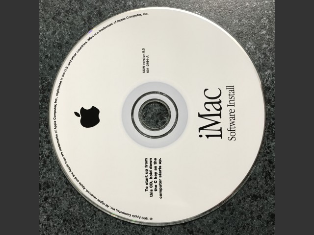 Mac OS 9.0 (iMac) (691-2463-A) (CD) (1999)