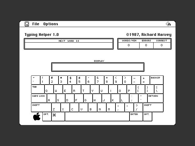 Typing Helper (1987)