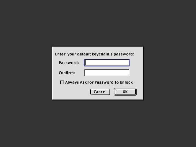 Keychain AutoUnlock (1999)