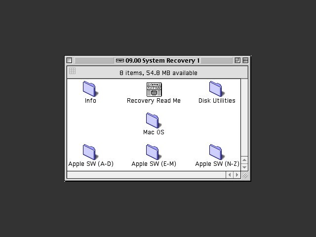 System Software Recovery. For Power Macintosh computers before G3. 2000 September (CD 1... (2000)