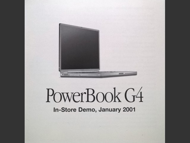 PowerBook G4 In-Store Demo, January 2001 (2001)