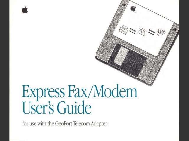 Apple Express Fax/Modem Software (1993)