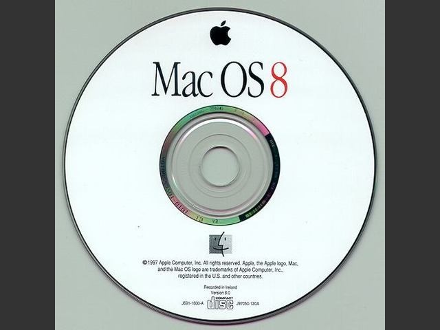 Mac OS 8.0 (691-1600-A,J) (CD) [jp_JP] (1997)