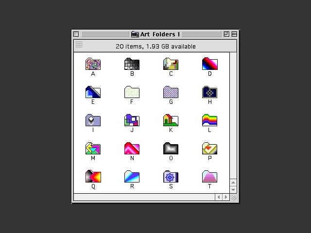 Art Folders Icons (1-21) (1997)