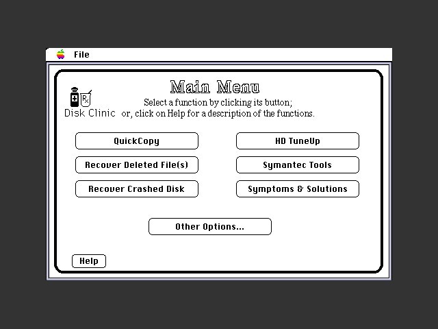 Symantec Utilities for Macintosh v1.0 (1988)