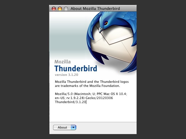 Thunderbird 3.1.2.0 - PowerPC (2009)