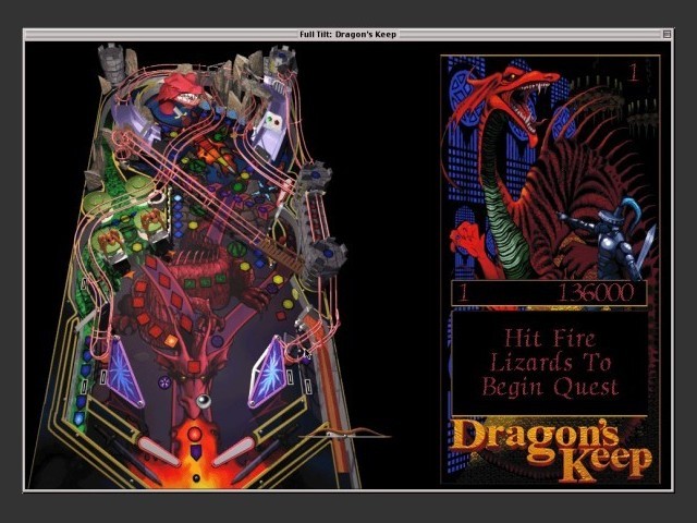 Full Tilt! Dragon's Keep gameplay 