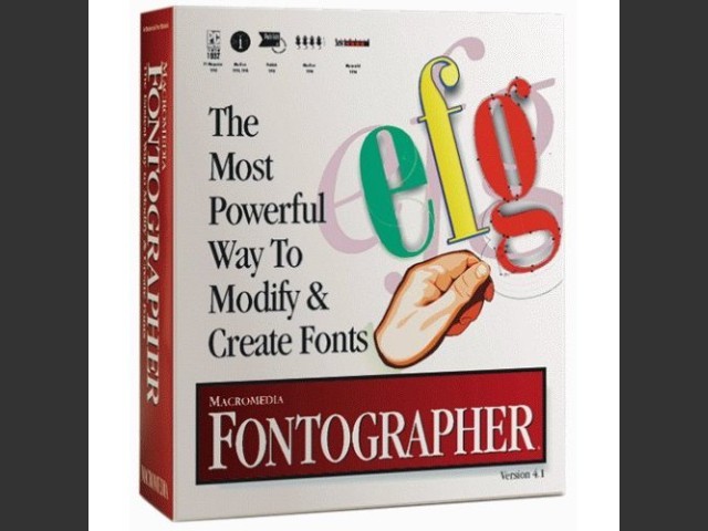 Macromedia Fontographer 4.1.4 (1996)