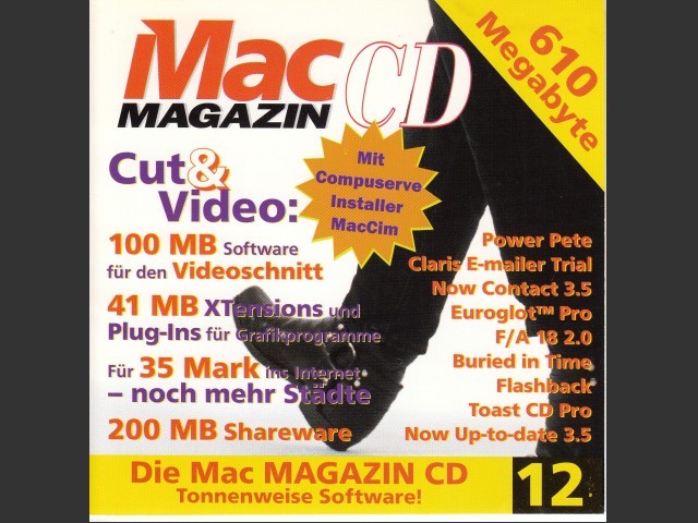 Mac Magazin CD 12 (October 1995, German) (1995)
