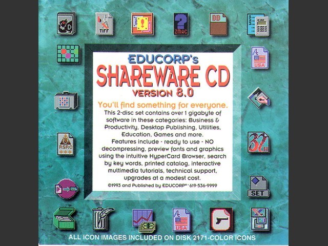 Educorp's Shareware CD Version 8.0 (1993)