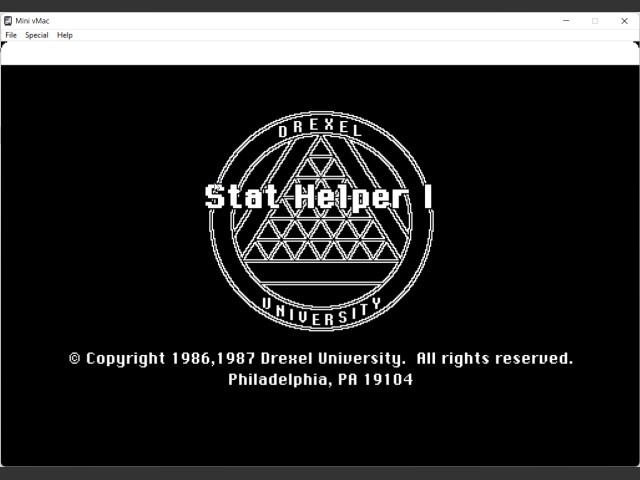 Stat Helper 1 (1987)