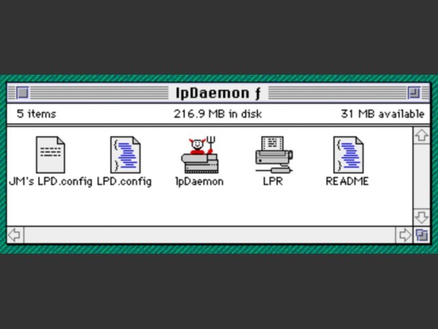lpDaemon and LPR (1994)