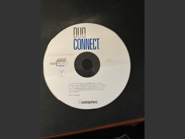 Adaptec DuoConnect Driver CD (2004)