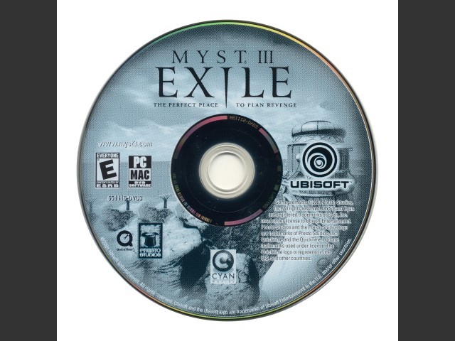 Myst III Exile Collector's Edition DVD (2003)