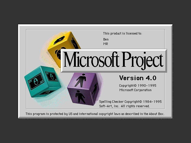 Microsoft Project 4.0 (1995)