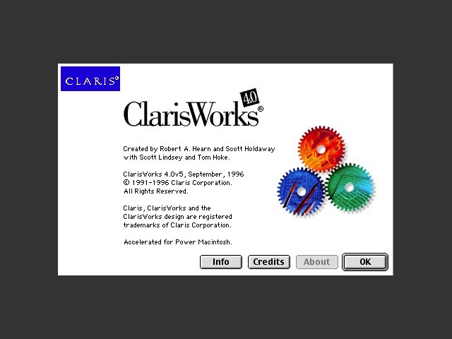 ClarisWorks 4.0/HomePage 2.0 Internet Edition CD (1995)