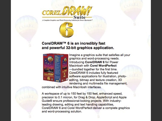 CorelDRAW 6 Suite (1996)