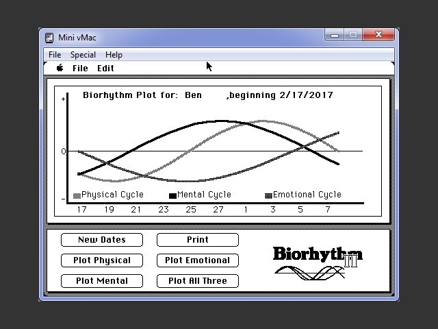 Biorhythm II (1987)