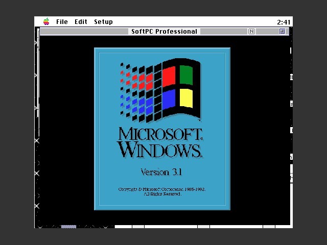SoftPC 3.1 with Windows (1993)