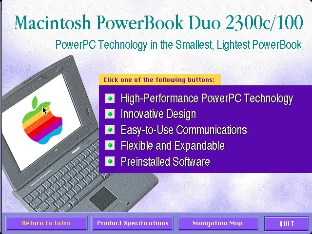 PowerBook 2300c Tour Demo (1996)