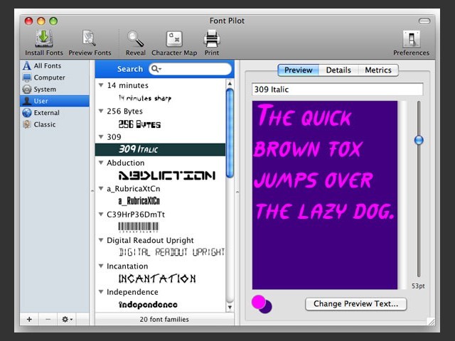 Font Pilot (2008)